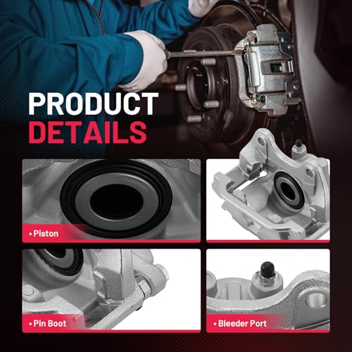 Image of BDFHYK 18B5030, 18B5031 Rear Disc Brake Caliper Assembly with Bracket Compatible with Cadillac Escalade /Escalade ESV, Compatible with Chevrolet Avalanche /Silverado 1500 /Suburban 1500 /Tahoe 2007-2018