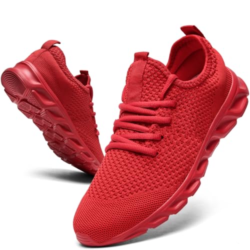 Image of Men's Running Shoes Slip On Walking Comfortable Tennis Breathable Non Slip Athletic Gym Workout Cross Training Fashion Sneakers