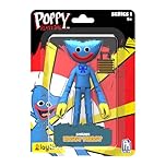 Poppy Playtime - Smiling Huggy Wuggy Action Figure (5" Posable Figure, Series 1) [Officially Licensed]