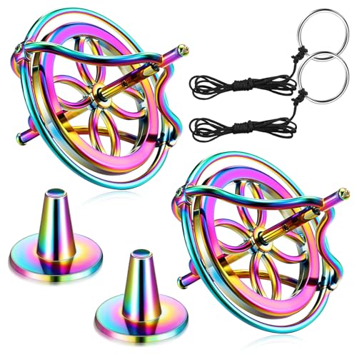 meekoo 2-Pack Metal Gyroscope