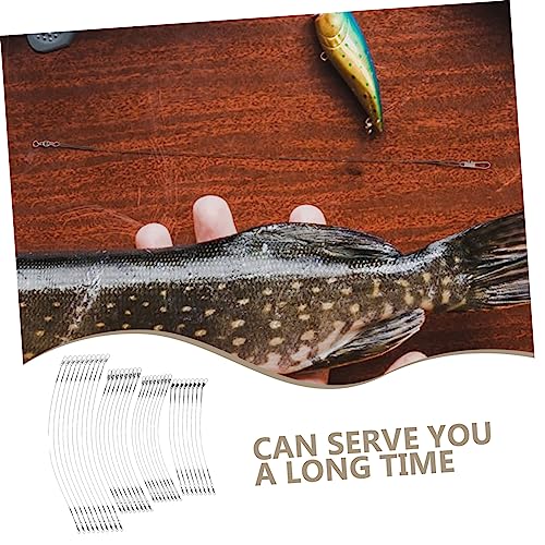 100 piezas de líneas de pesca para agua dulce para bass y carpa miniatura 3