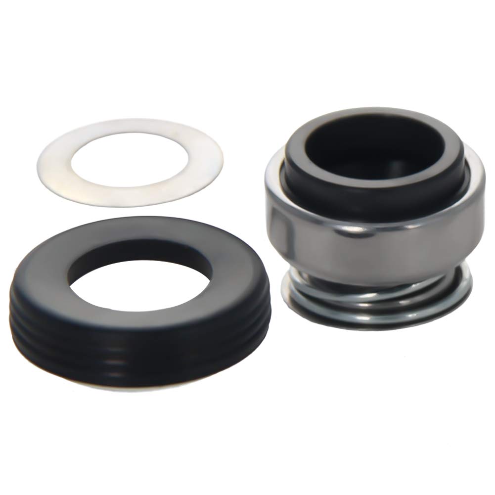 Othmro Joint mécanique pour arbre de pompe - Diamètre intérieur 12 mm, alliage de plastique 301-12 - Pour pompes à eau, piscines et spas