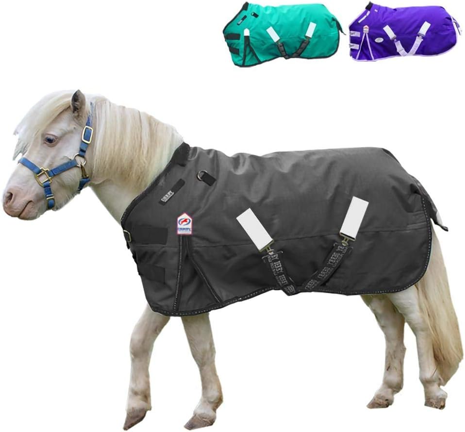 Derby Originals Nordic-Tough 1200D Heavyweight Mini Horse & Pony Turnout Blanket – Waterproof, Breathable, 300g Insulation, 210T Lining, Reflective, 2-Year Warranty