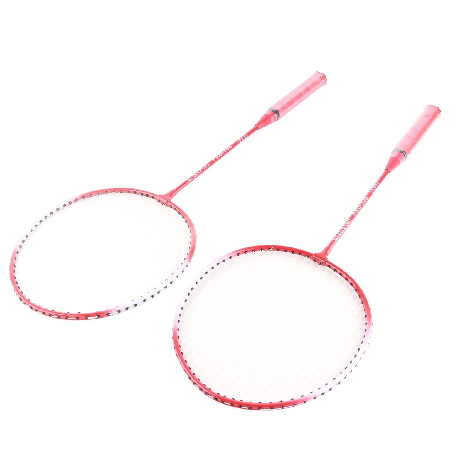 Set di Racchette da Badminton Super Leggere per 2 Giocatori per Famiglie e Amici Principianti per Interni Ed Esterni in Lega di Ferro