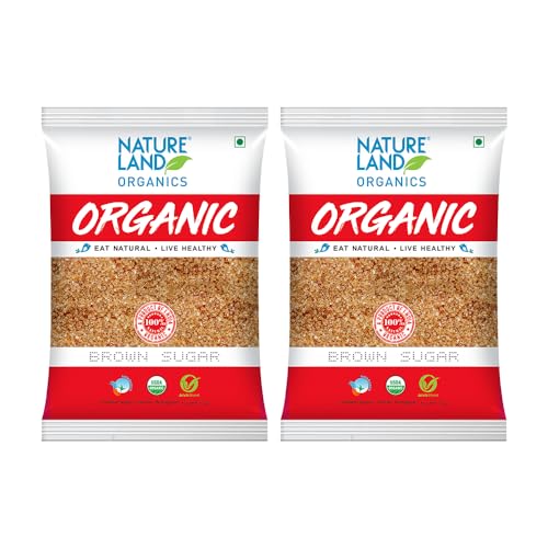Natureland Organics Brown Sugar 1 Kg (Pack of 2) Total 2 Kg – Organic Sugar Natureland Organics Brown Sugar 1 Kg (Pack of 2) Total 2 Kg – Organic Sugar
