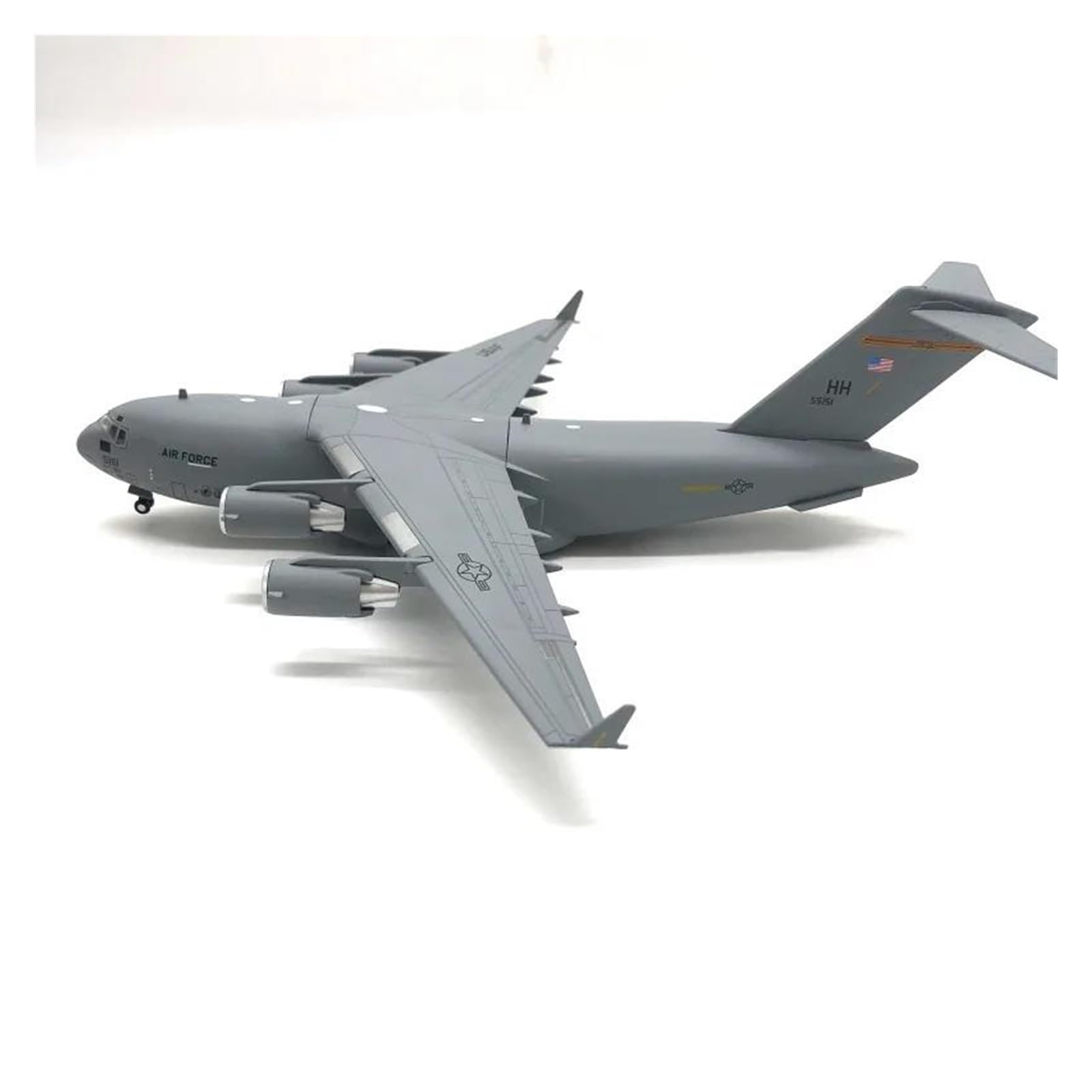 Odlewane zabawki samoloty Stop 1:200 dla C-17 Model samolotu transportowego Akcesoria do samolotów Model z wyświetlaczem Stan Samolot Diecast Model do zbierania i wyświetlania