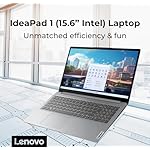 Lenovo IdeaPad 1 Student Laptop, 15.6" FHD Display, Intel Dual Core Processor, 12GB RAM, 512GB SSD + 128GB eMMC, 1 Year Office 365, Wi-Fi 6, Webcam, Bluetooth, SD Card Reader, Windows 11 Home, Grey - Image 2