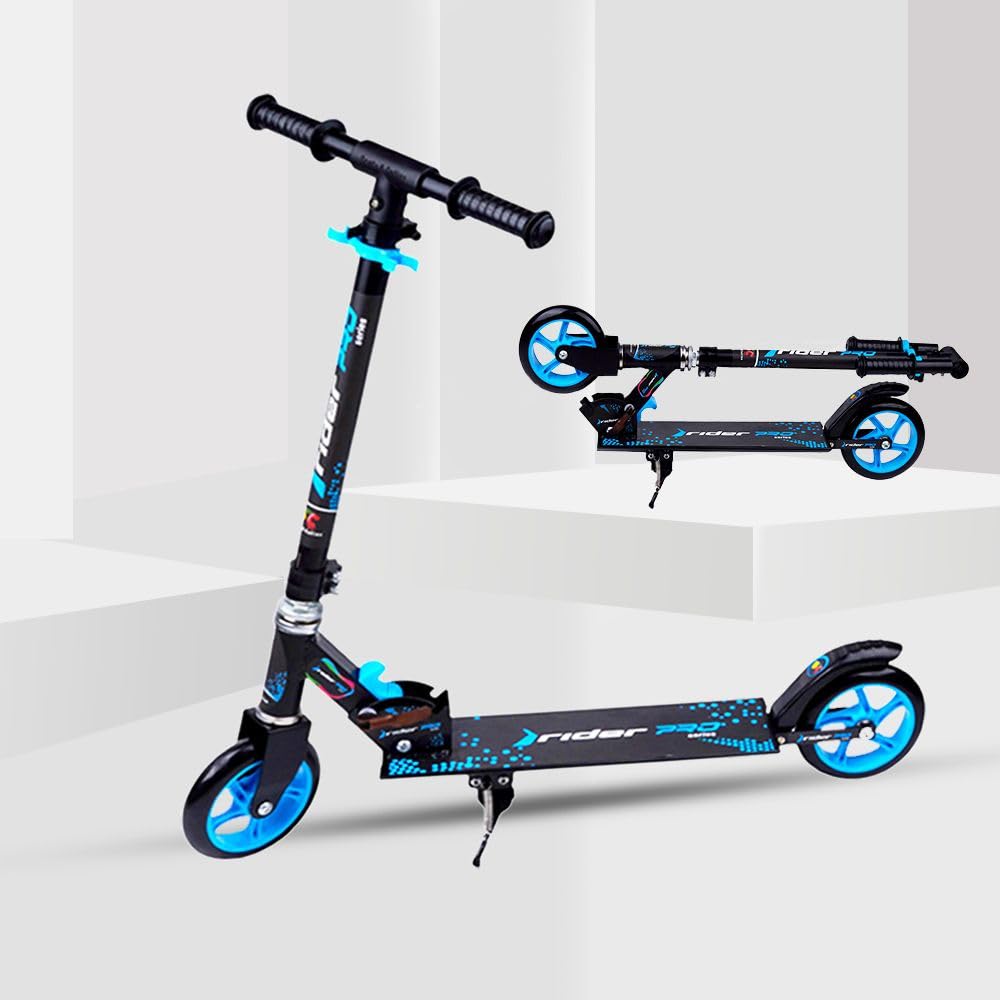 timerider Kick Hoverboard Scooter for Kids with Solid Strong Steel Base, Stylish Design Hoverboard Scooter (Blue, Pack of 1)