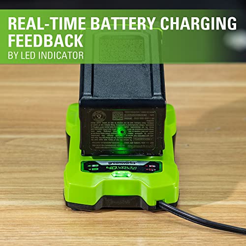 Image of Greenworks 40V Battery Charger (Genuine Greenworks Charger)