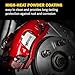 Power Stop Rear S4824A Pair of High-Temp Red Powder Coated Calipers for Ford Mustang 1994-2001, Ford Mustang 2003-2004 [Model Specific]