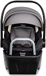Britax Willow S Infant Car Seat With Alpine Base — Graphite Onyx | Rear Facing Lightweight Baby Car Seat With ClickTight for Easy Installation, Naturally Flame-Retardant SafeWash Fabrics