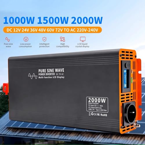 Convertisseur 24V 220V Pur Sinus pour Protéger vos Appareils Électriques