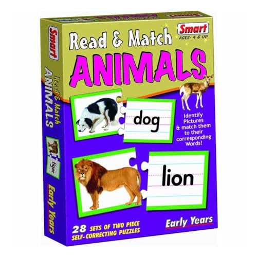 Image of Smart - 1082 Read and Match Animals