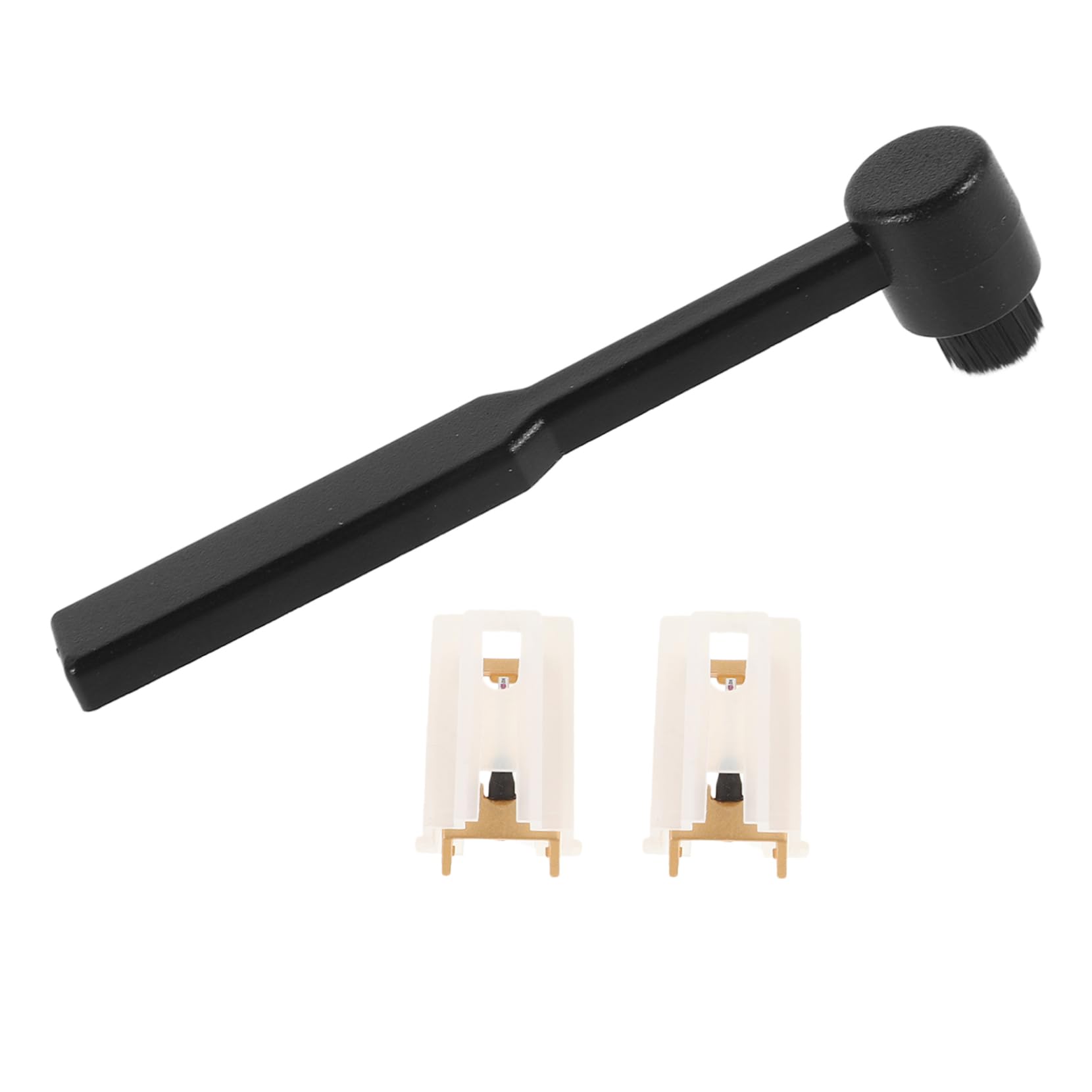 Toddmomy Aluminum Stylus Needle Set Record Needle Replacement Replacement for Turntable Cleaning Brush Included