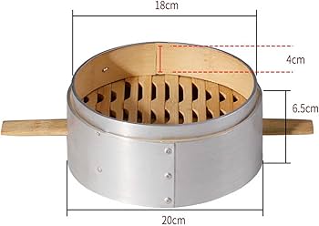 Amazon | 蒸籠 竹セイロ アルミエッジング せいろ蒸し器 竹 食卓 料理