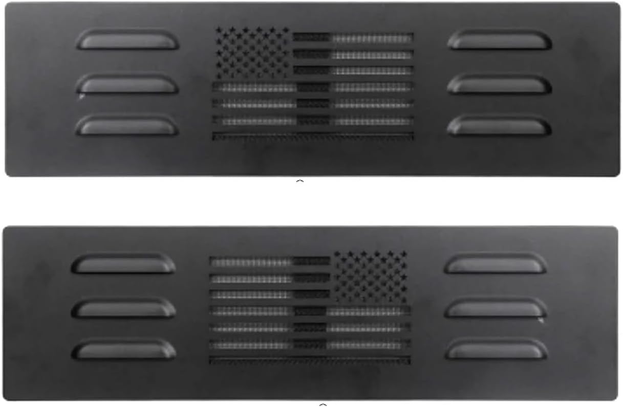 Aluminium Alloy Rear Window Glass Louvers Air Vent Panel Cover Trim Compatible For Jeep Wrangler JL 18+ Protective Decorative Accessories