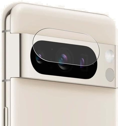 Puccy - Paquete de 2 protectores de lente de cámara, compatible con GOOGLE PIXEL 8 PRO TPU (vidrio no templado, no protectores de pantalla frontal)