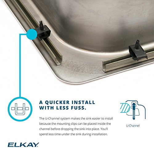 Elkay Ese2020101 Celebrity Single Bowl Drop-In Stainless Steel Laundry Sink #TOP5