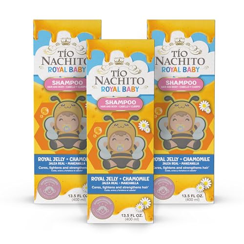 Image of Tio Nachito Royal Baby Shampoo and Body Wash, 13.5 fl oz, 3 Pk | Chamomile and Royal Jelly, Gentle Tear-Free Formula, Hypoallergenic, Baby Wash and Shampoo for Sensitive Skin