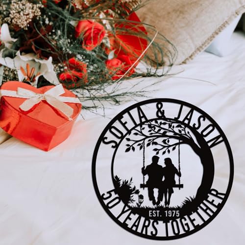 Unique Personalized 50th Anniversary Gifts for Him - Golden Commemorative Wedding Keepsakes for Couples and Families - Image 2