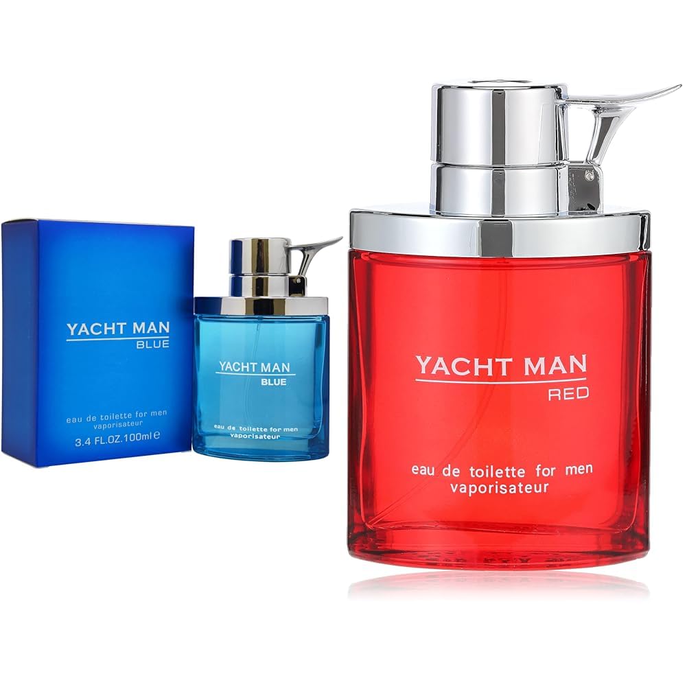 香水(男性用) 100mlX3 YACHT MAN BLUE, CHOCOLATE & RED Amazon.com : Myrurgia Yacht Man Blue and Red Eau de Toilette Spray