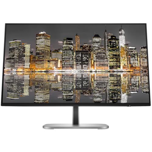 Image of HP Series 7 Pro 24-inch 724pf Full HD (1920 x 1080) LCD IPS Monitor, 2-Pack Daisy Chain, DisplayPort Bundled with Desk Mount Dual Monitor Stand