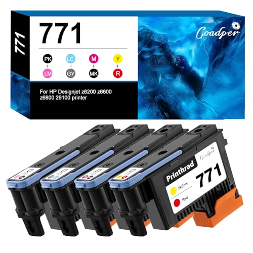 Tête d'impression 771 jet d'encre fluide pour Designjet z6200 z6800 sans trace