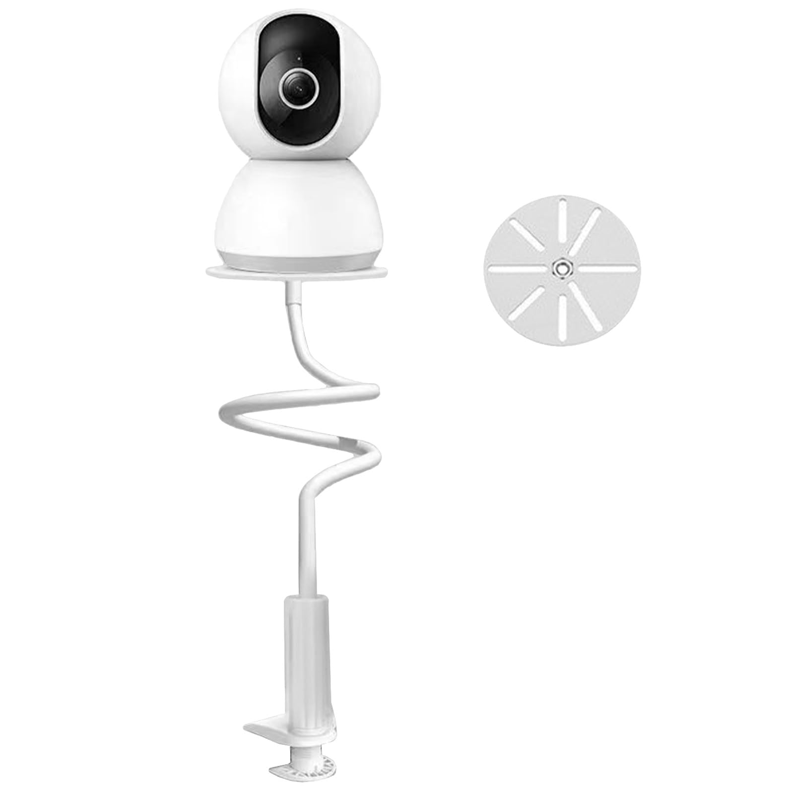 BRTNUP Babyphone Halterung, Halterung Babyphone Kamera, Krippe Babyphon Ständer, Babykamera Halter mit für GHB, Boifun, Philips Avent Babyphon, Momcozy, Iegeek, Multifunktionaler Torsionsständer (B)
