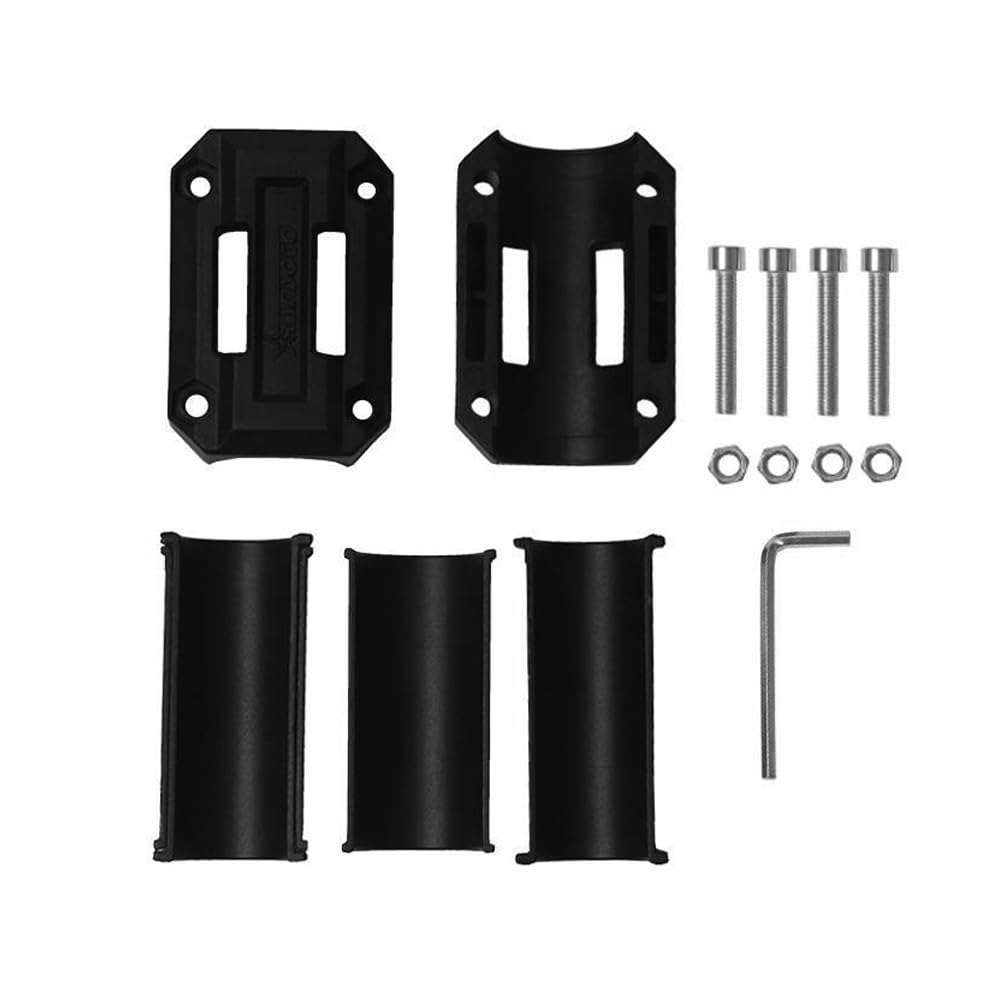 Sarini Lot de 6 blocs de protection universels pour barre de protection de moto, diamètre 22/25/28 mm, protections de pare-chocs antidérapantes, coussinets de protection en gel pour cadre de moto