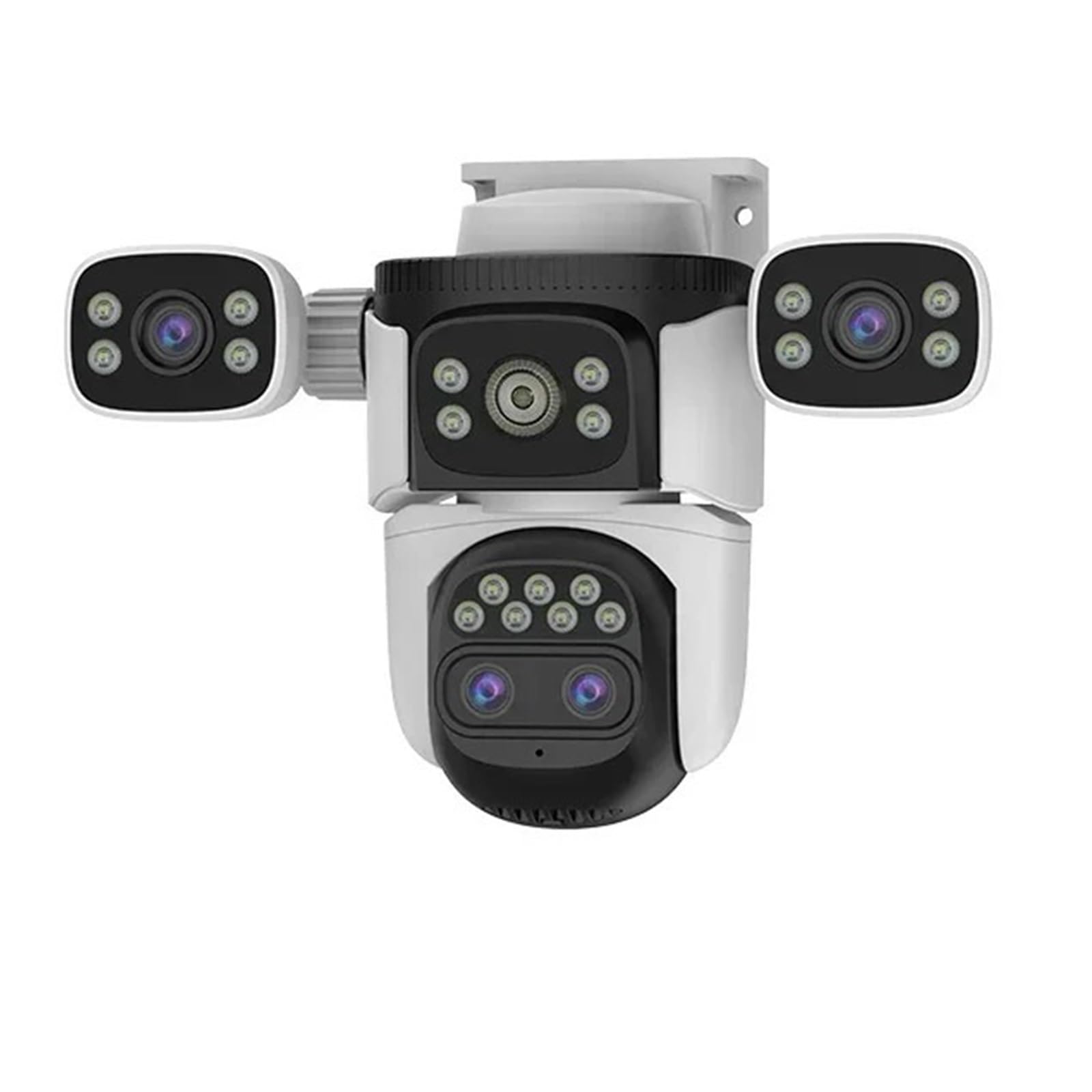 Human Tracking Security Camera Four Screen Outdoor WiFi Surveillance Device-image-38