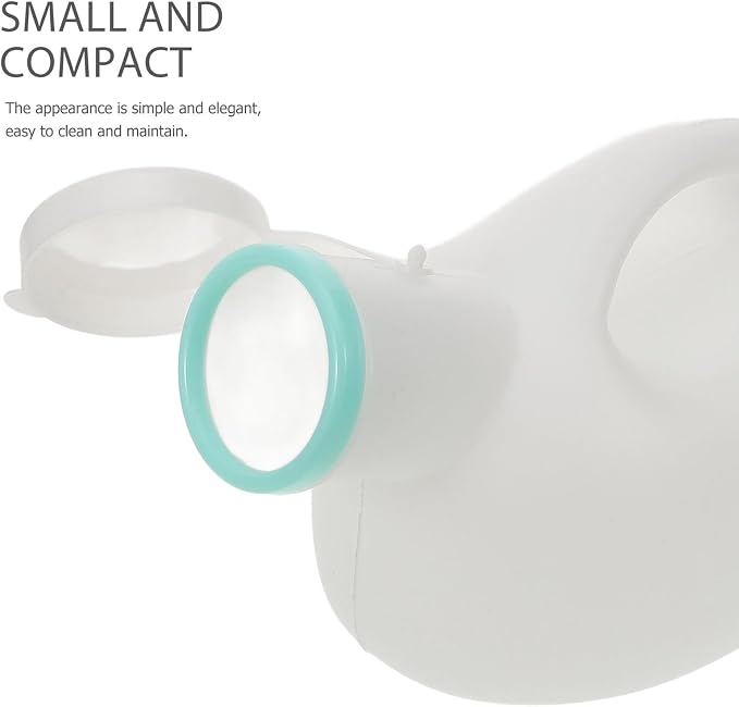 Orinal portátil para hombres 2000 ml plástico resistente 2 pzas miniatura 7