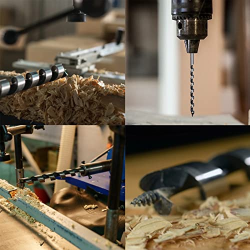 HPMAISON Auger Bit, 6 PCS Auger Bit Set Hex Drill Bits 230mm, Set of Drill Bits in Spiral Stainless Steel with 6mm 8mm 10mm 12mm 14mm 16mm Drill Bit 9 HPMAISON Auger Bit, 6 PCS Auger Bit Set Hex Drill Bits 230mm, Set of Drill Bits in Spiral Stainless Steel with 6mm 8mm 10mm 12mm 14mm 16mm Drill Bit - Image 9