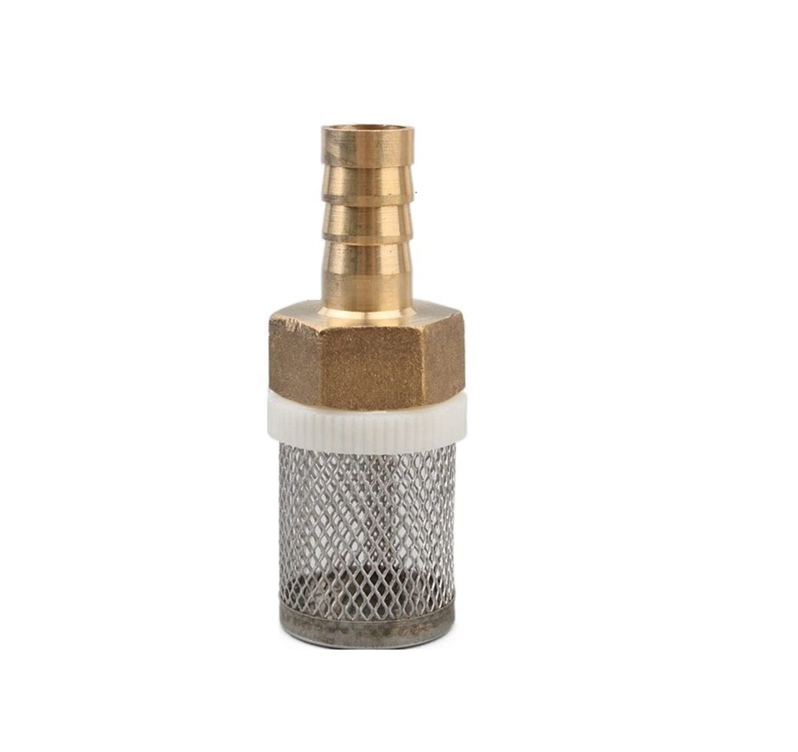 Filtro de Succión de Bomba de Agua, Filtros de riego de jardín de latón de 6 a 25 mm for Bomba de Lavado de Coches, Red filtrante.(12mm)