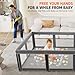 Foldable Baby Playpen with Mat,50