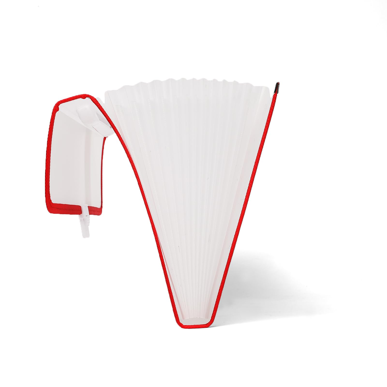 Neomate Cartella portadocumenti espandibile con manico, 13 tasche, formato A4/FS, organizer per documenti e certificati, cartella a fisarmonica trasparente | rosso