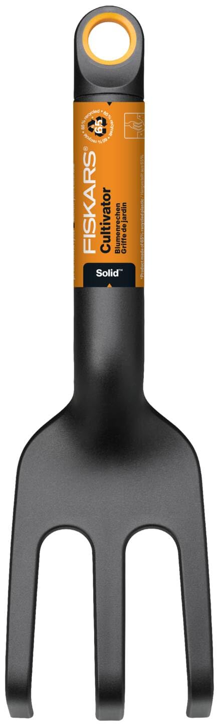Fiskars Grabie do kwiatów , długość całkowita 27 cm, 65% plastiku z recyklingu z włóknem szklanym, Solid, 1072102
