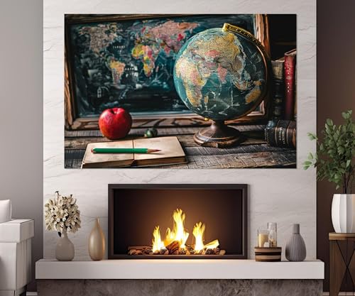 Affiches et impressions de géographie sur toile moderne 50x70 cm de qualité supérieure