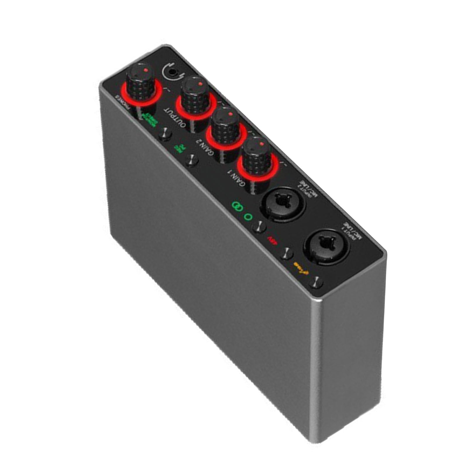 Interfaces de música USB no necesarias, tarjeta de sonido de metal, equipo de estudio profesional, tarjeta de sonido de 24 bits/192 kHz