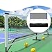 Menolana Pickleball Net Tennis Net Stainless Steel Frame Multifunctional Polyester Outdoor Backyard for Driveway Portable Accessories, Length 6.1 m