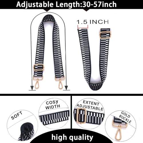 Image of Purse Straps Replacement Wide Crossbody Shoulder Strap for Bags Purse Extender Accessories Guitar Straps