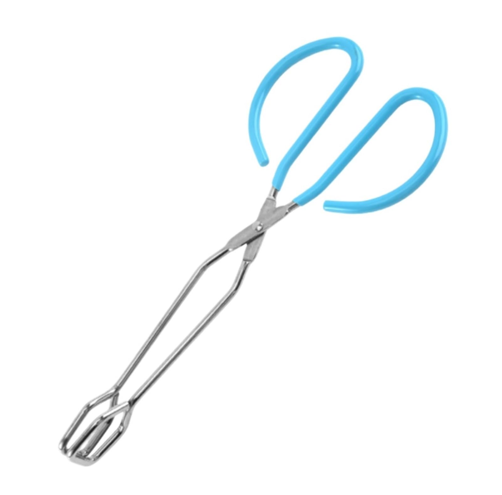 Szczypce Do Serwowania Klipsy Do Grilla Ze Stali Nierdzewnej Uchwyt Zapobiegający Poparzeniu Stek Z Chleba Na Parze Klipsy Do Grilla Szczypce Do Gotowania(Blue,27cm)