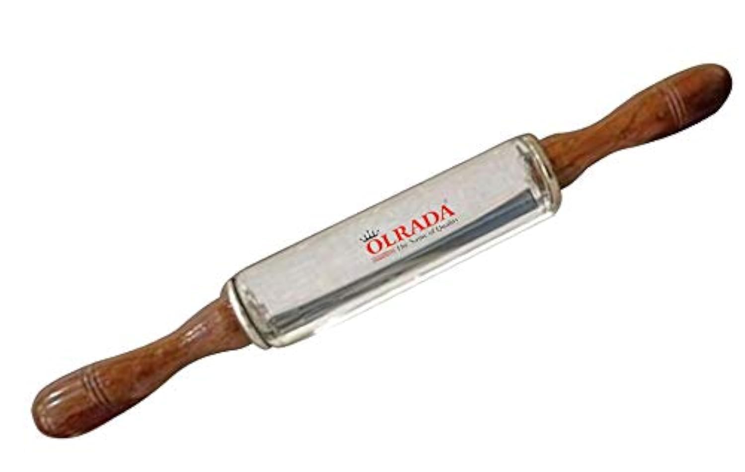 Olrada Acrylic Belan/Rolling Pin (Clear, 12-inch)