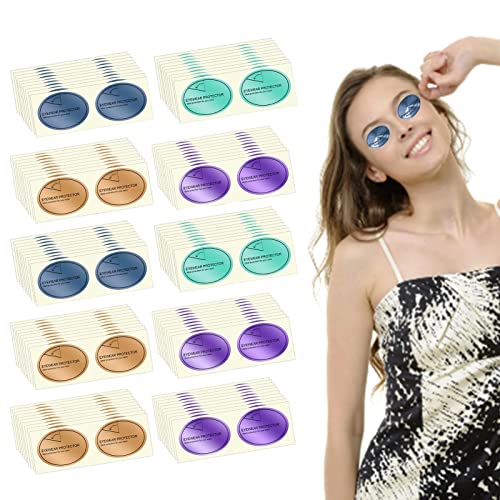 2 Pcs Tanning do olho adesivos,100 pares Tanning Bed Eye Stickers - Adesivos de bronzeamento disponí