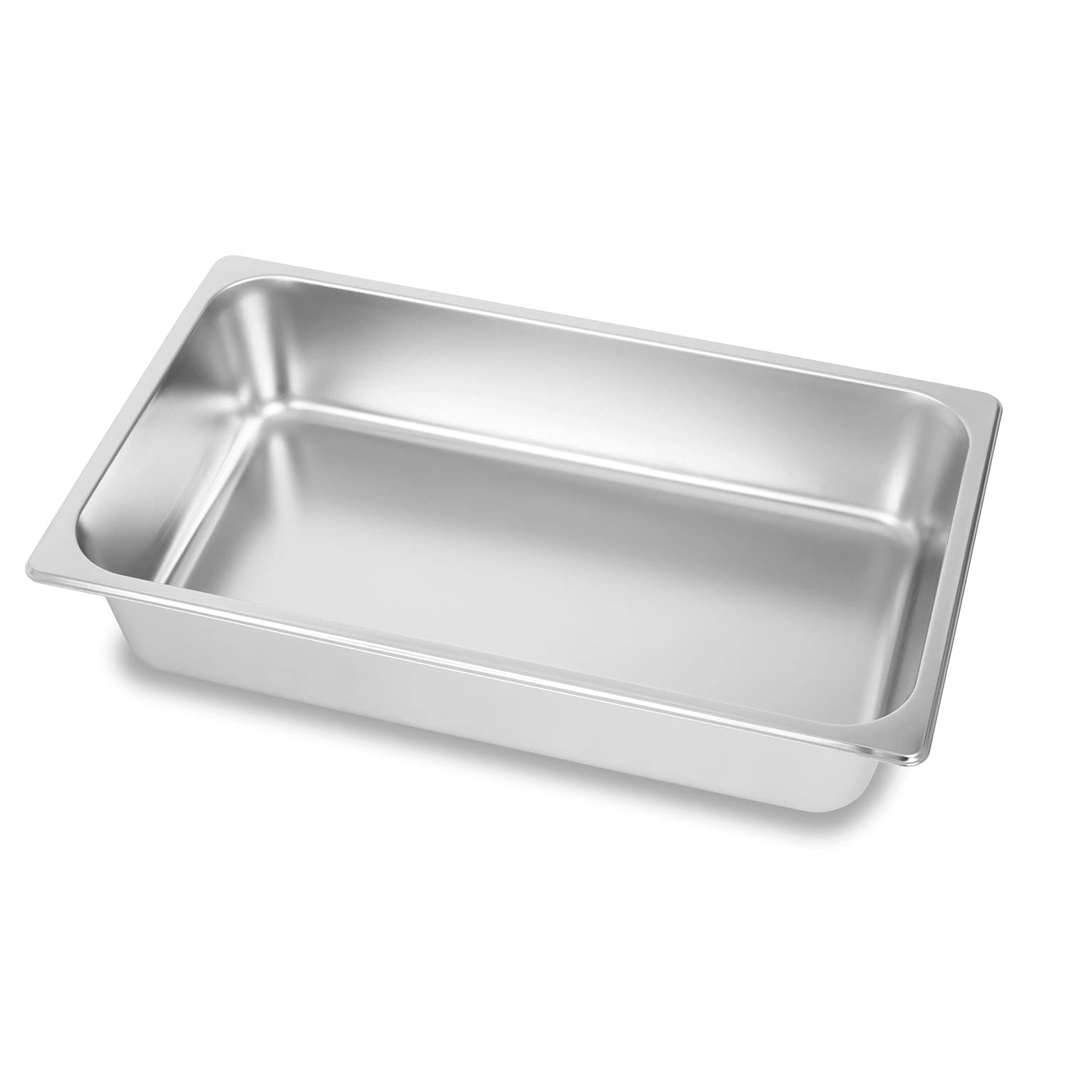 vertes Contenitore Gastronorm GN 1/1 Acciaio Inossidabile (Profondità 100mm, Igienico, Resistente ai graffi, Resistente alle temperature da -40° a +300°C, per Bain Marie e uso Multiuso in Gastronomia)