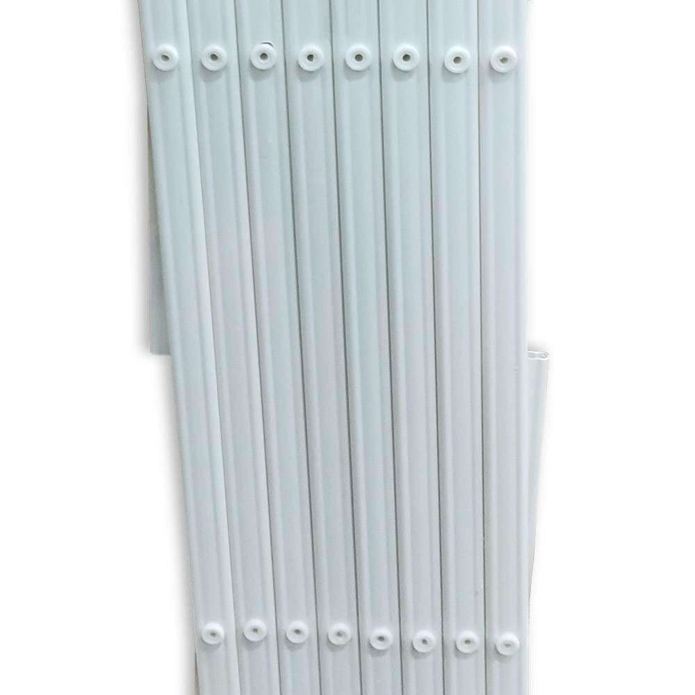TERRE JARDIN - Treillis Jardin, 100 x 200 cm - Treillis Plastique Blanc, Extensible, Décoration Florale Murale