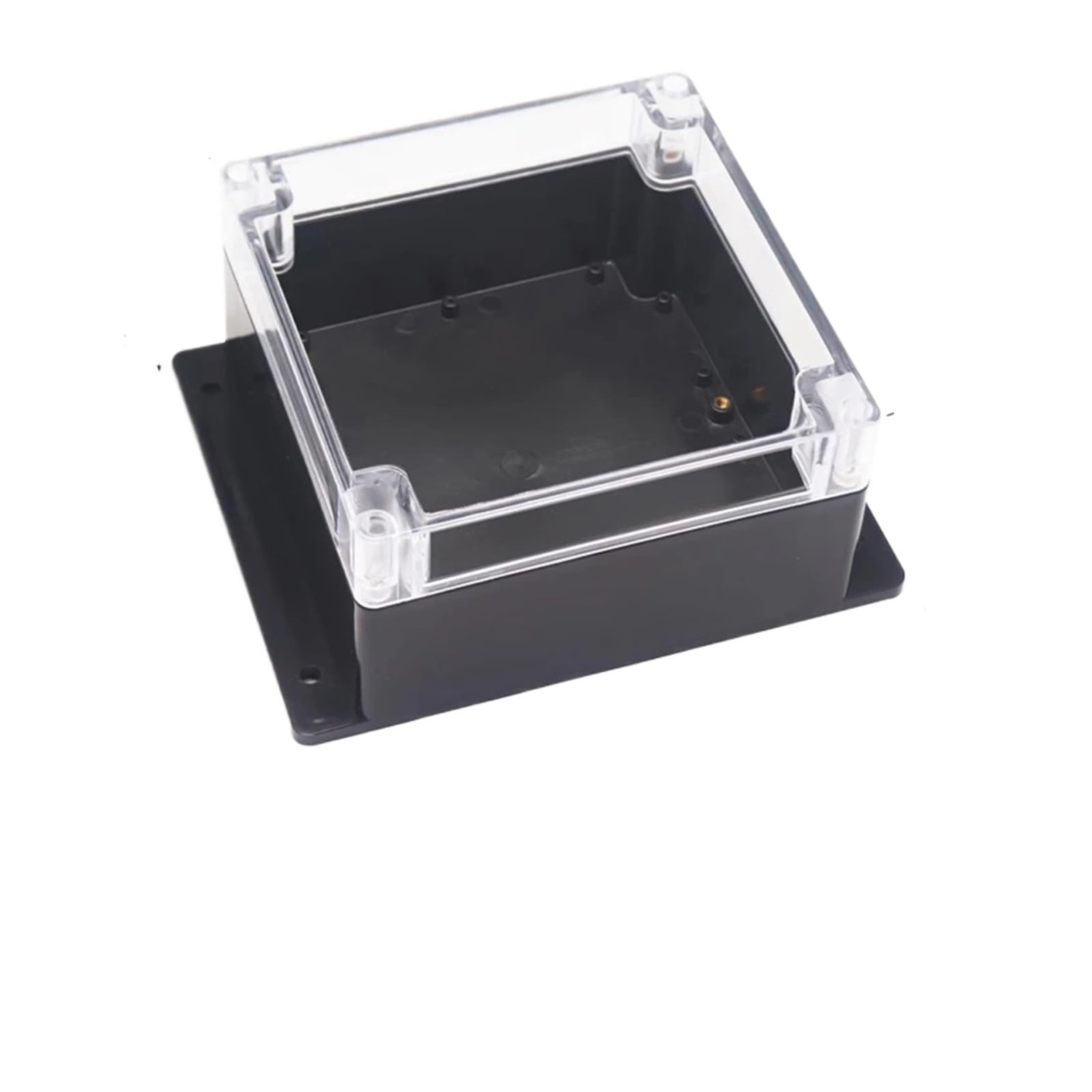 2pcs Clear Cover Black Junction Box for Wiring