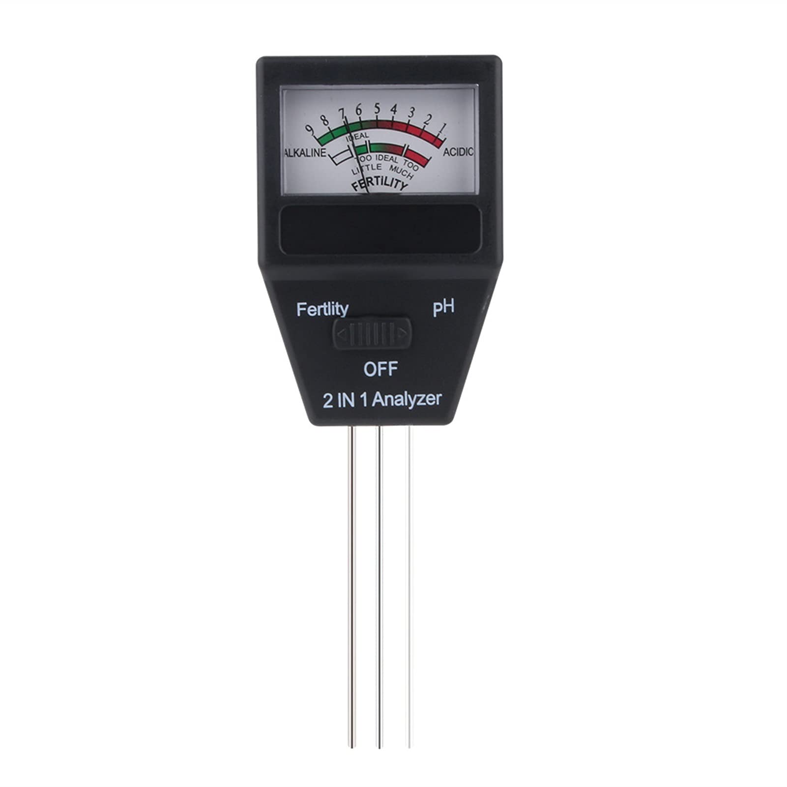 Mmhhhg One Color Moisture Meter, Ph Value Tester, Soil Ph, Plant Light Intensity, Ph Humidity And Moisture Measurement