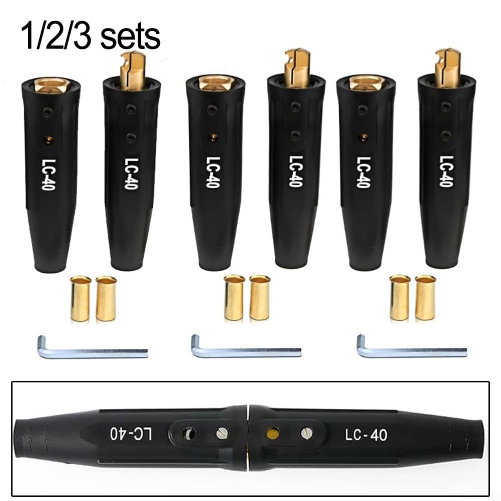 Conector Cable Soldadura LC-40 para latón Aceite Conector Cable(2 sets)