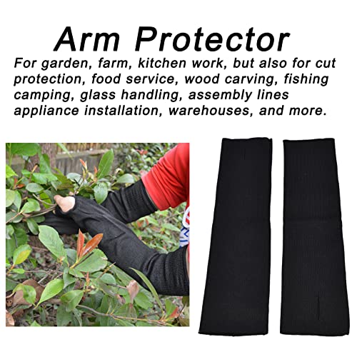 Mangas de braço, protetor de braço de madeira resistente a perfurações reutilizável para jardinagem
