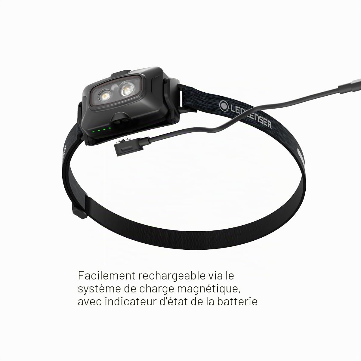 Ledlenser HF4R Signature Lampe frontale rechargeable 600lm, 140m, IP68, 35h | Mise au point réglable, 7 modes dont RGB, 172 g, lampe frontale étanche pour la chasse, la pêche | 2023